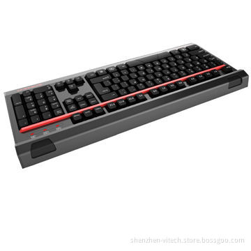Fashion Wire Gaming Keyboard from China Factory, with 8 Hot Keys Keyboard Exporter